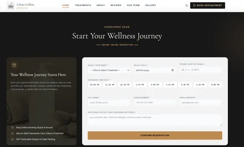 Lilian Collins SPA project preview