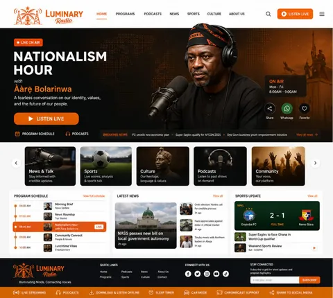 Online Radio Streaming Platform project preview
